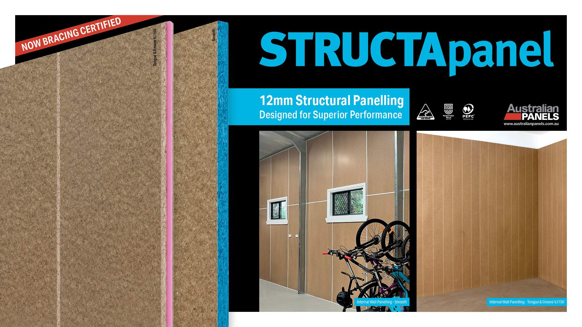 STRUCTApanel 12mm now Bracing Certified